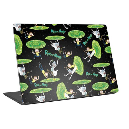 Adult Swim Rick and Morty Portal Pattern Universal Laptop 12in (9.8 x 6.8in) Skin